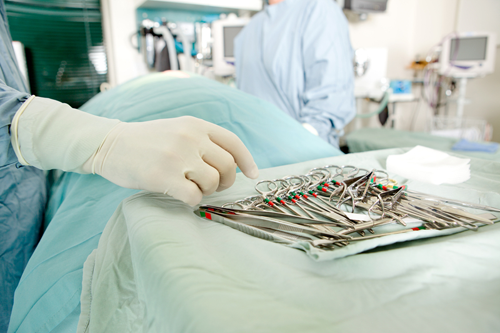 surgical equipment use during surgery